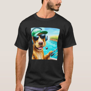 Angel Männer Jungen Vater Kinder Golden Retriever T-Shirt