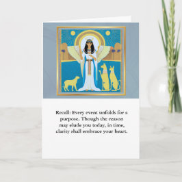 angel message egypt happy birthday karte