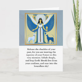 angel message egypt happy birthday karte