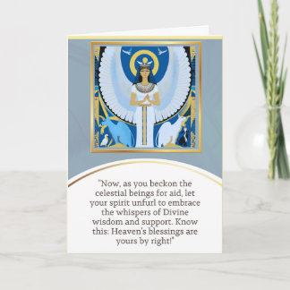 angel message egypt  happy birthday karte