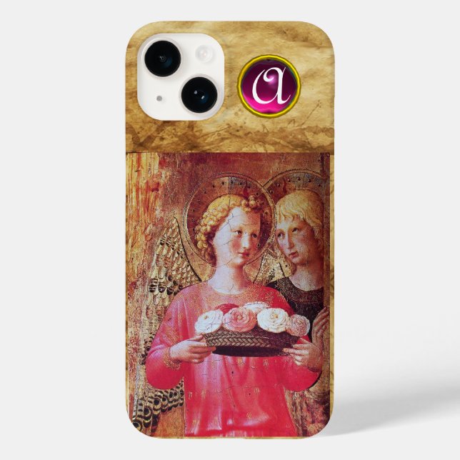 ANGEL MIT ROSE MONOGRAM Case-Mate iPhone HÜLLE (Rückseite)