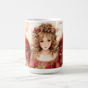 Angel mit roten Flügeln Kaffeetasse