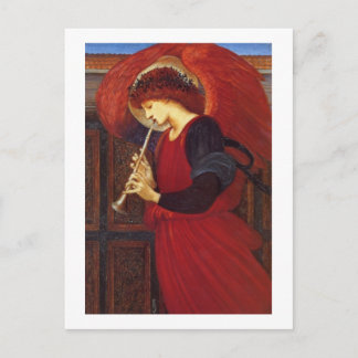 Angel mit Trumpet, Burne Jones Postkarte