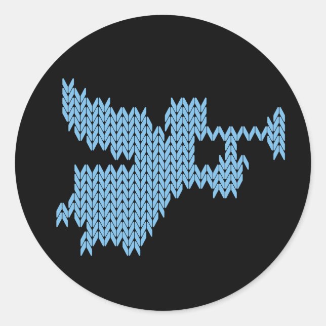 Angel mit Trumpet Christliche religiöse UCS gegoss Runder Aufkleber (Vorderseite)