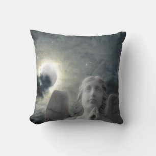 Angel Moon and Stars Kissen