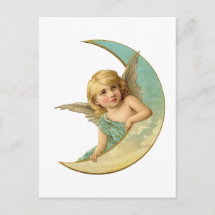 Angel Moon Postkarte