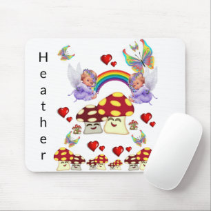 Angel Mushroom Herz Mouse Pad! Mousepad