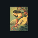 Angel Musician, Melozzo da Forli, Renaissance Art Leinwanddruck<br><div class="desc">Angel Musician (c. 1480) von Künstler Melozzo da Forlì (c. 1438-1494) ist ein Vintages Renaissance-Zeitalter feine Kunst religiöse Porträtmalerei. Ein Fresko mit einem Engel, der Musik macht, indem er ein Musikinstrument, die Laute, spielt. Dies ist eines der schönsten Werke der italienischen Renaissance, selbst in ihrem schwer beschädigten Staat. Melozzo da...</div>