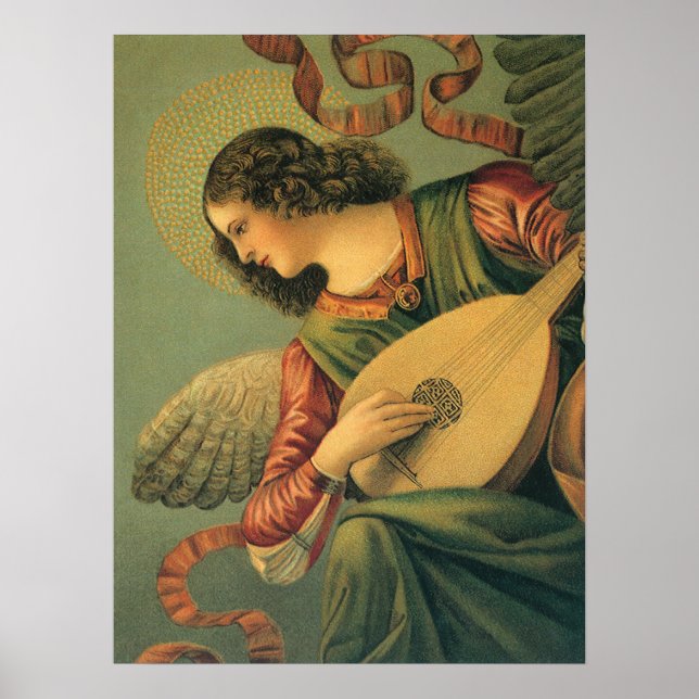 Angel Musician, Melozzo da Forli, Renaissance Art Poster (Vorne)