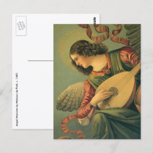 Angel Musician, Melozzo da Forli, Renaissance Art Postkarte