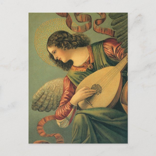 Angel Musician, Melozzo da Forli, Renaissance Art Postkarte (Vorderseite)