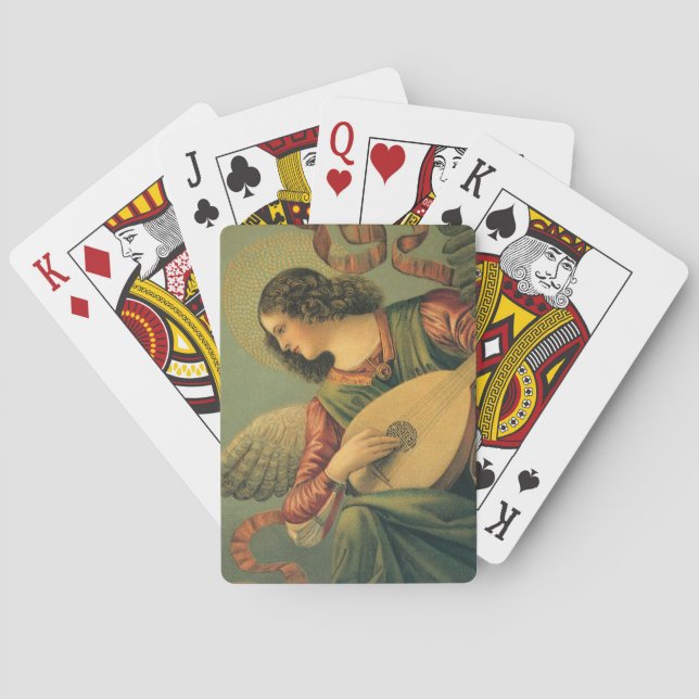 Angel Musician, Melozzo da Forli, Renaissance Art Spielkarten (Rückseite)