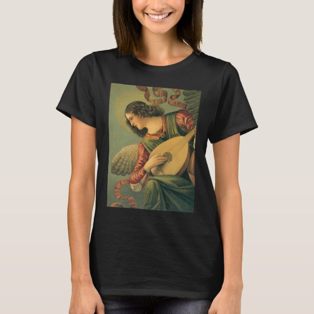 Angel Musician, Melozzo da Forli, Renaissance Art T-Shirt (Vorderseite)