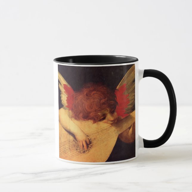 Angel Musician, Rosso Fiorentino Christlich Tasse (Rechts)