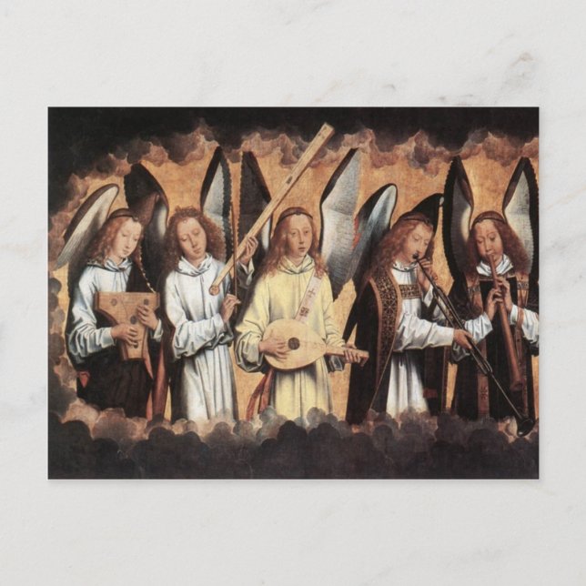 Angel Musicians Postkarte (Vorderseite)