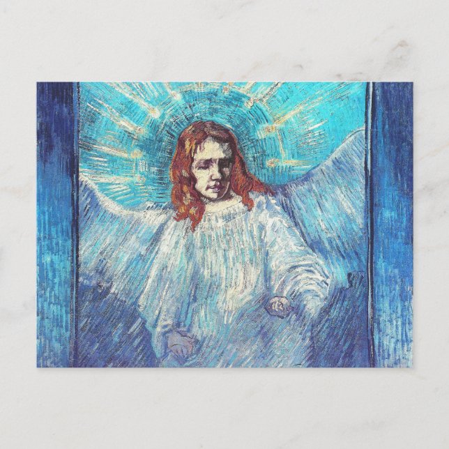 Angel nach Rembrandt Van Gogh Fine Art Postkarte (Vorderseite)
