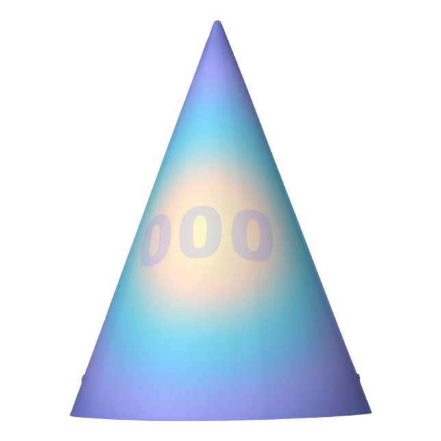 Angel Number 000 - New Opportunities & Fresh Start Partyhütchen (Vorderseite)