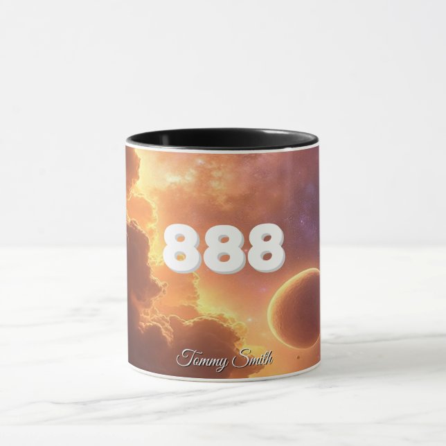 Angel Number 888 - Manifestation & Abundance Tasse (Zentrum)