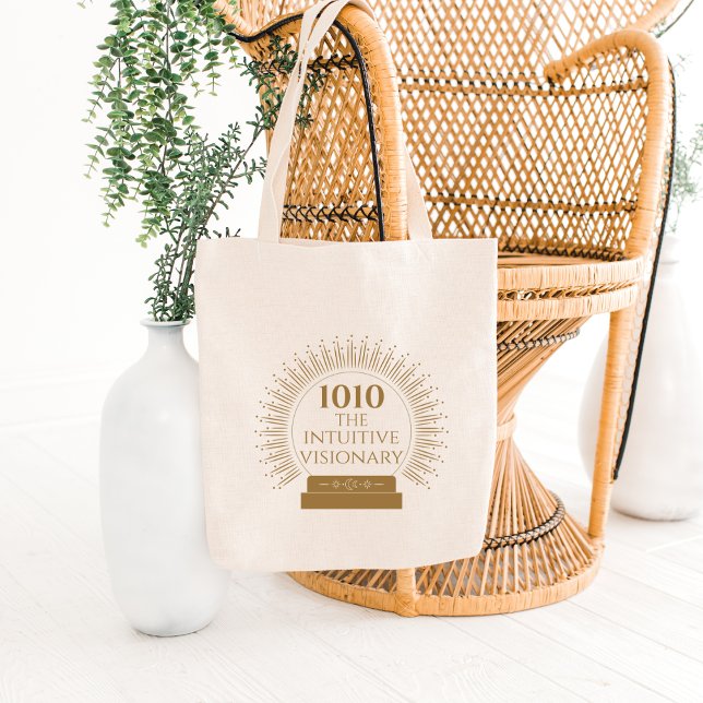 Angel Numbers 1010 Der intuitive Visionär Tragetasche (Angel Number 1010 The Intuitive Visionary Tote Bag for the Spiritual Baddie.)