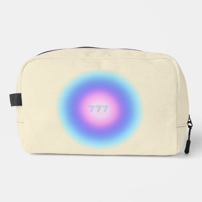 Angel Numbers 777 - Gutes Glück Waschbeutel (Vorderseite)