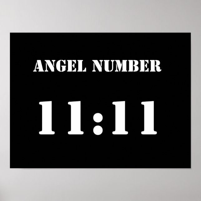 Angel Numbers Poster (Vorne)