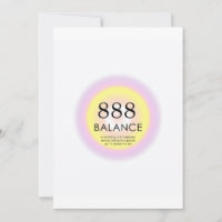 Angel Numerologie = 888 Balance