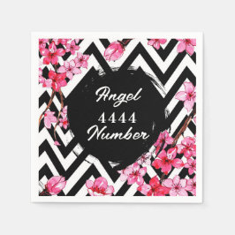 Angel Nummer "4444" Serviette