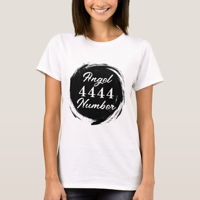 Angel Nummer "4444" T - Shirt (Vorderseite)