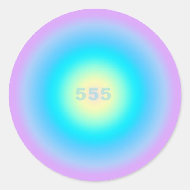 Angel-Nummern 555 - Veränderungen am Horizont Runder Aufkleber (Vorderseite)