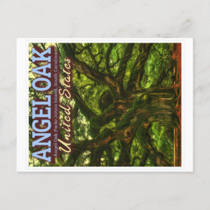 ANGEL OAK - CHARLESTON SÜDCAROLINA USA POSTKARTE