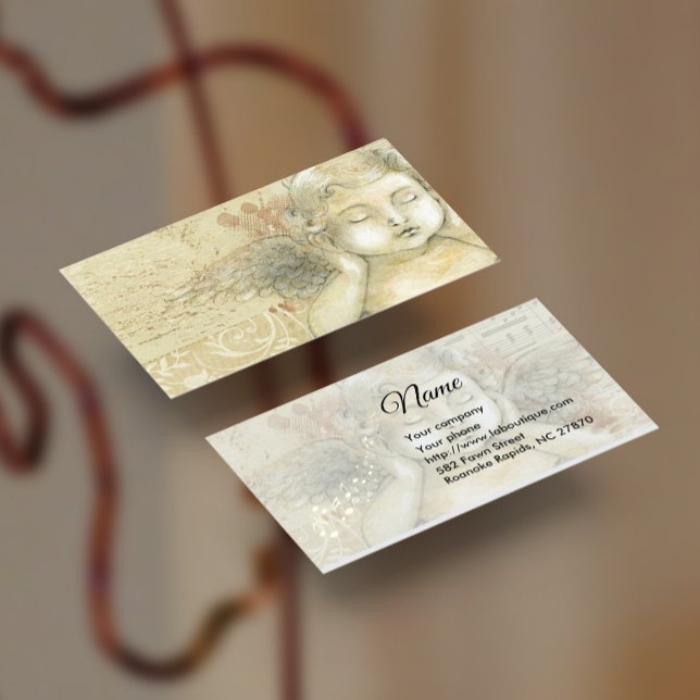 Angel of Music Business Card Visitenkarte (Von Creator hochgeladen)