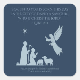 Angel of the Lord Sticker – Nativity Shepherd 