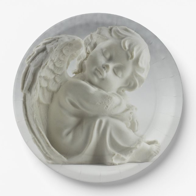 Angel-Papierplatte Pappteller (Vorderseite)