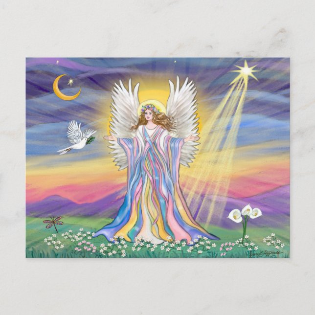 Angel Peace Postkarte (Vorderseite)