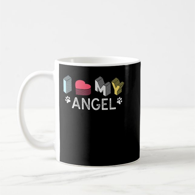 Angel Personalisiert Dose Name Angel Pet Lover Kaffeetasse (Links)
