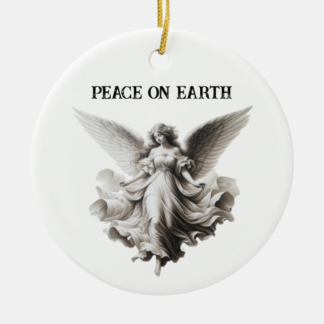 Angel Personalisiert Ornament (Vorne)
