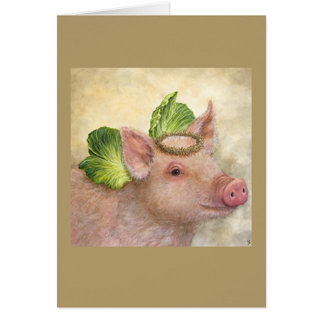 Angel Petunia Card (Vorne)