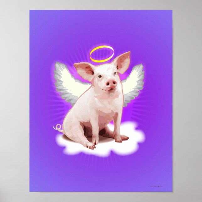 Angel Pig Poster (Vorne)