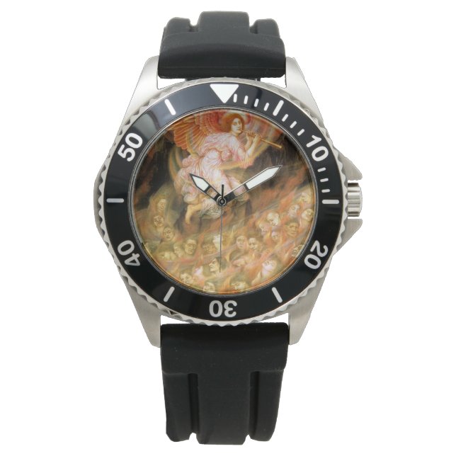 Angel Piping zu den Soulen in der Hölle Armbanduhr (Vorderseite)