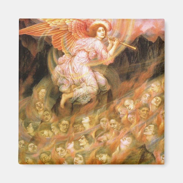 Angel Piping zu den Soulen in der Hölle Magnet (Vorne)