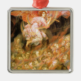 Angel Piping zu den Soulen in der Hölle Ornament Aus Metall