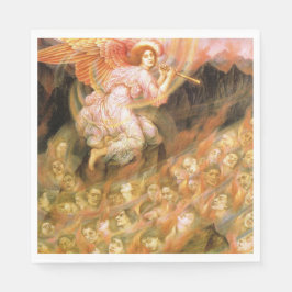 Angel Piping zu den Soulen in der Hölle Serviette