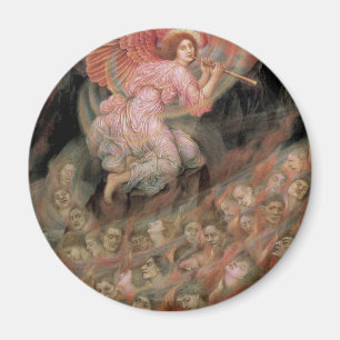 Angel Piping zu Soulen in Hell von Evelyn De Morga Magnet