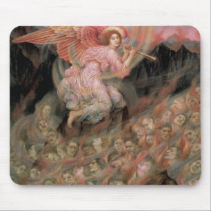 Angel Piping zu Soulen in Hell von Evelyn De Morga Mousepad