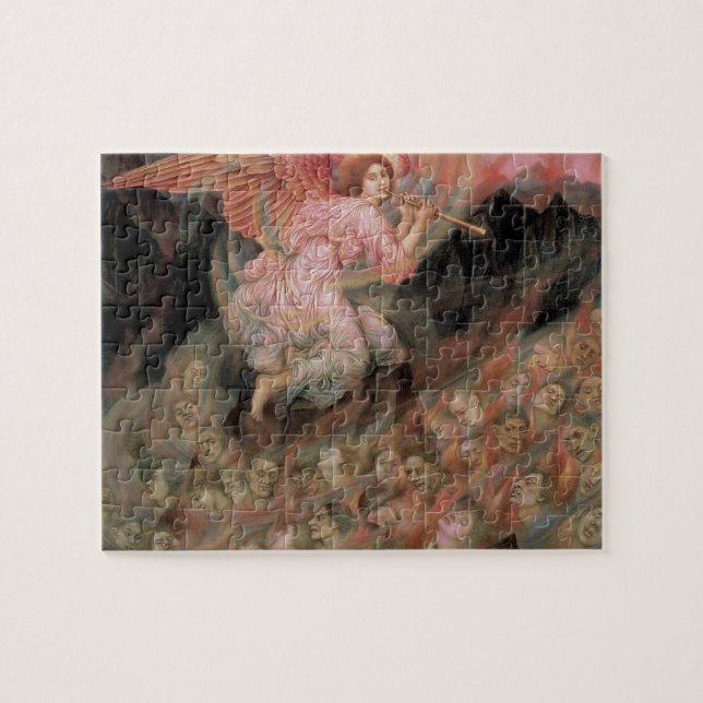 Angel Piping zu Soulen in Hell von Evelyn De Morga Puzzle (Horizontal)