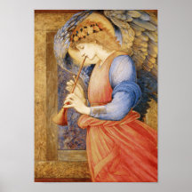 Angel Playing a Flageolet (von Edward Burne-Jones)
