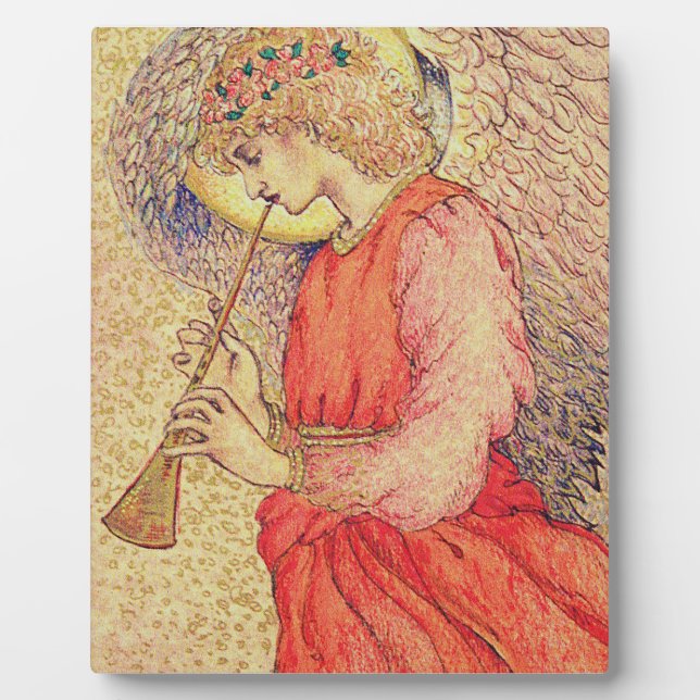 Angel Playing Fotoplatte (Vorderseite)