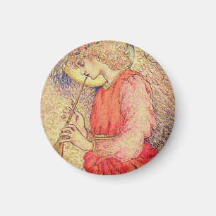 Angel Playing Magnet