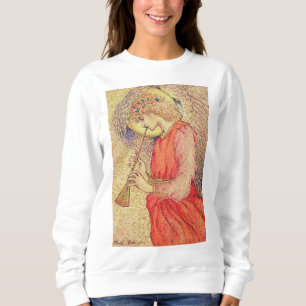 Angel Playing Sweatshirt