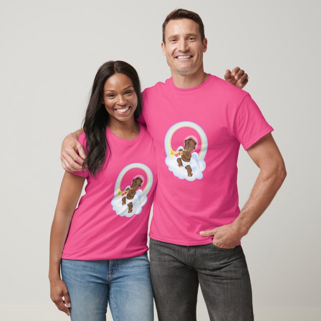 Angel Playing Trumpet T-Shirt (Unisex)